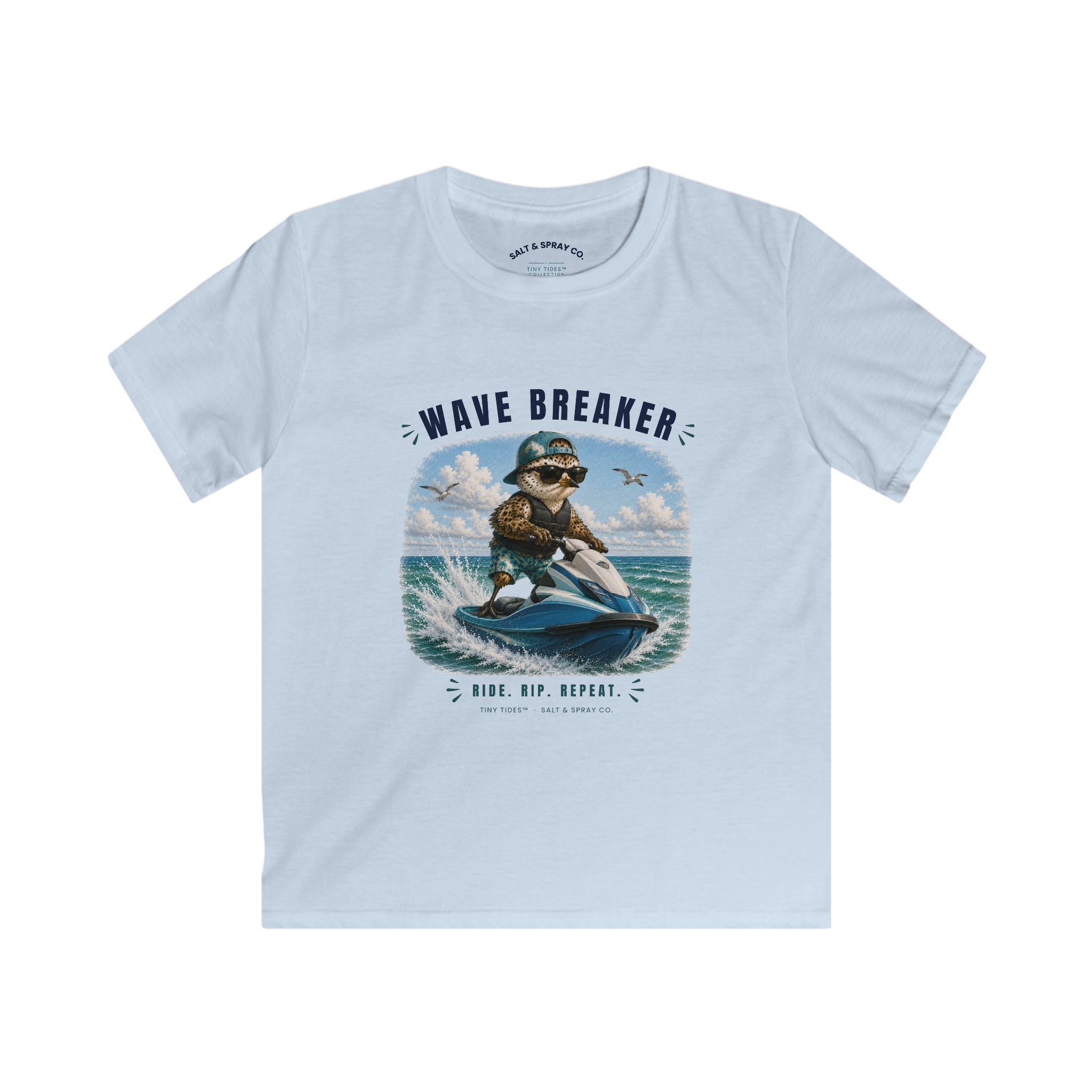 Kids Tee -- Wave Breaker | Tiny Tides™ Collection | Salt & Spray Co.