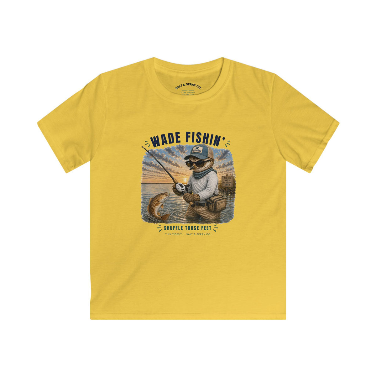 Kids Tee – Wade Fishin’ | Tiny Tides™ Collection | Salt & Spray Co.